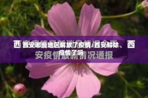 西安哪些地区解放了疫情/西安解除疫情了吗