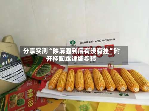 分享实测“陕麻圈到底有没有挂”附开挂脚本详细步骤-第1张图片